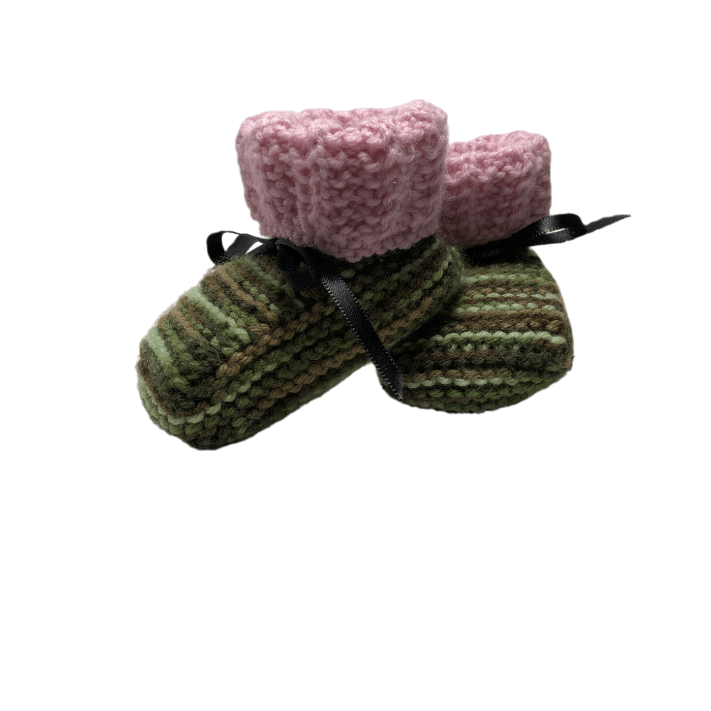 Booties, "Pink Camo" classic style