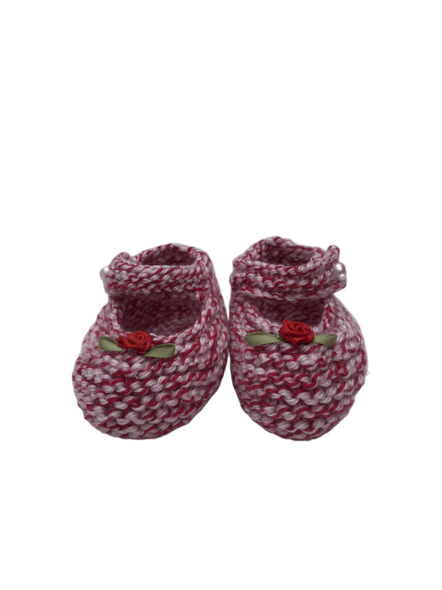 Booties, "Candy Cane" Mary Janes