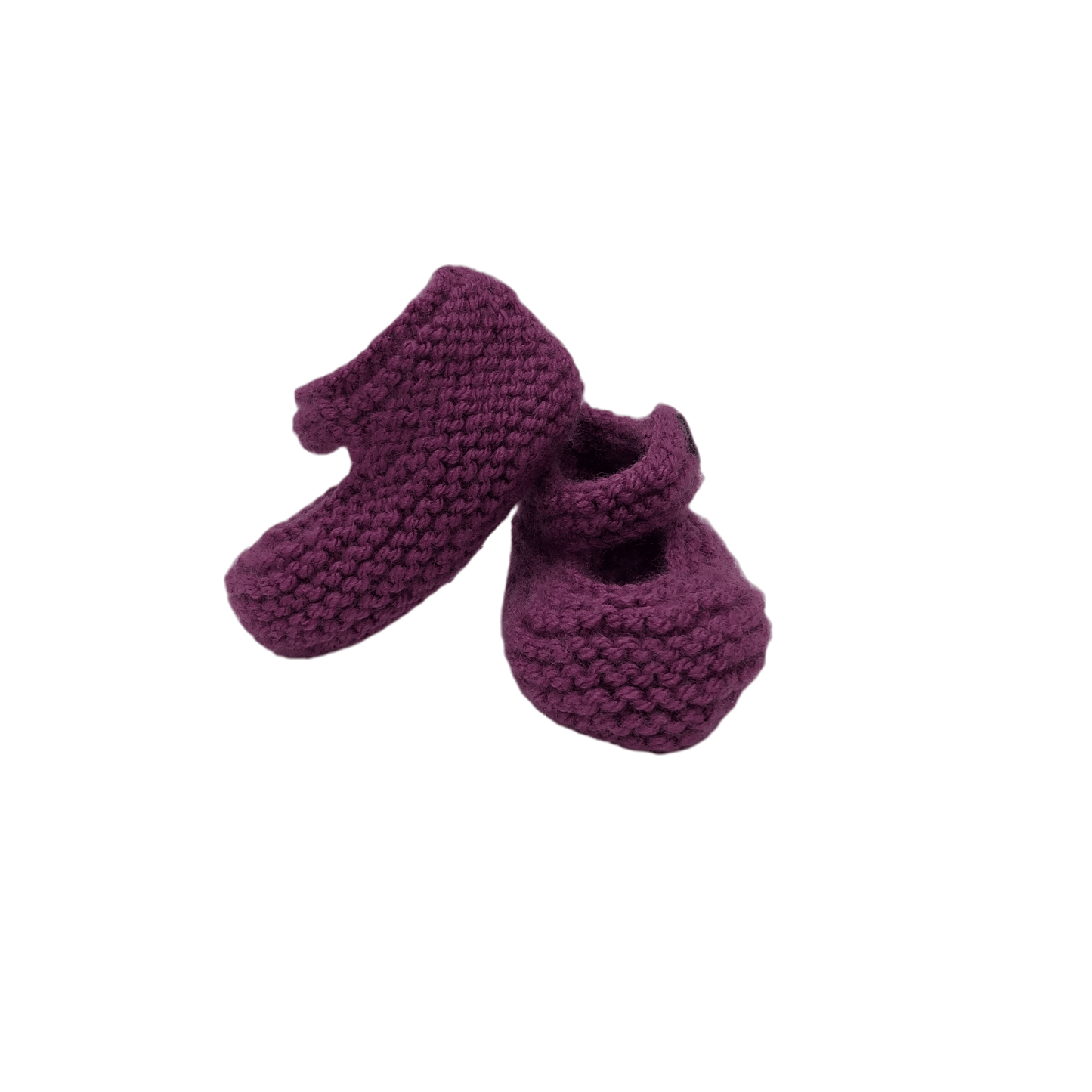 Booties, "Raspberry" Mary Janes