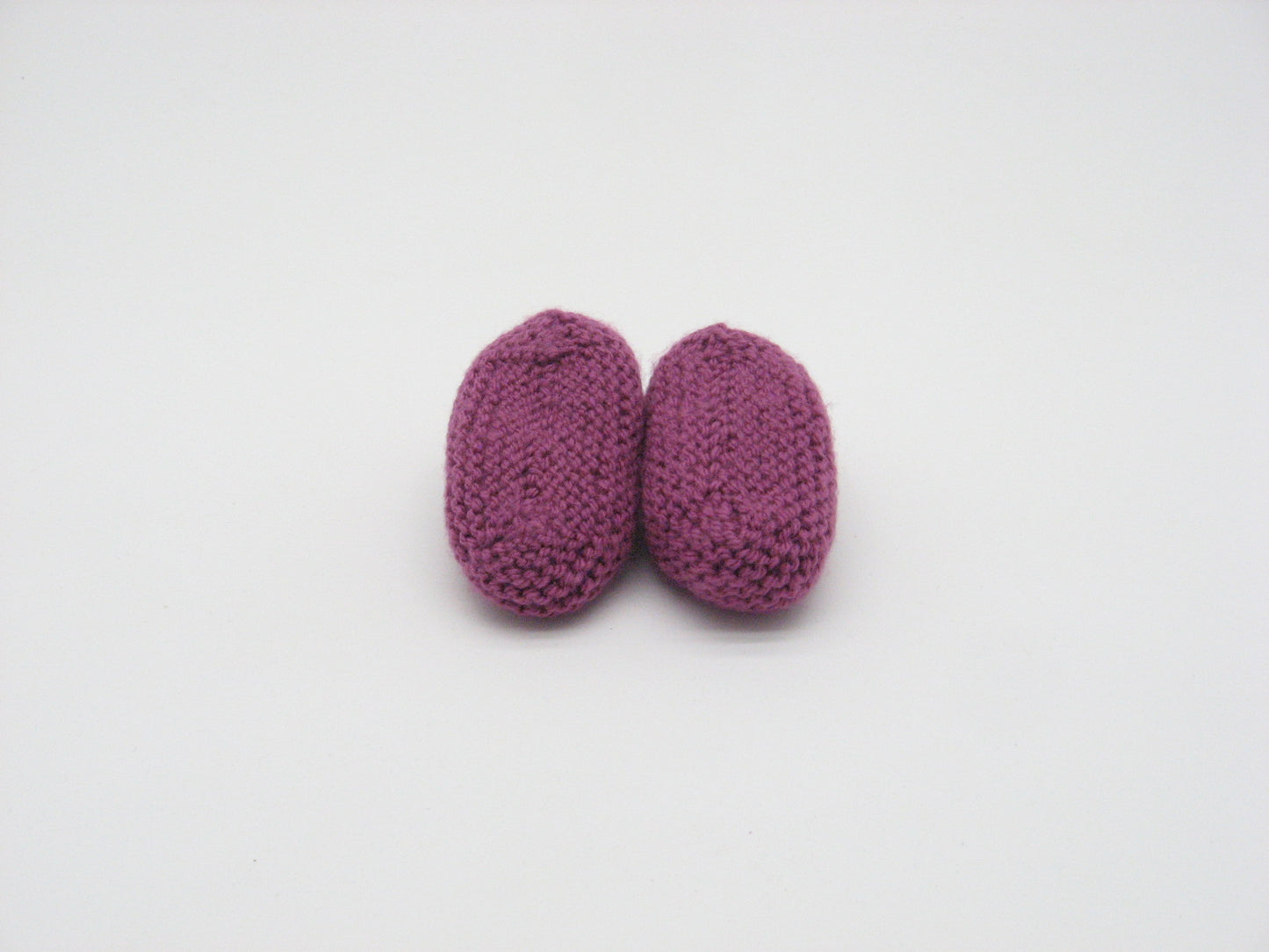 Booties, "Raspberry" Mary Janes
