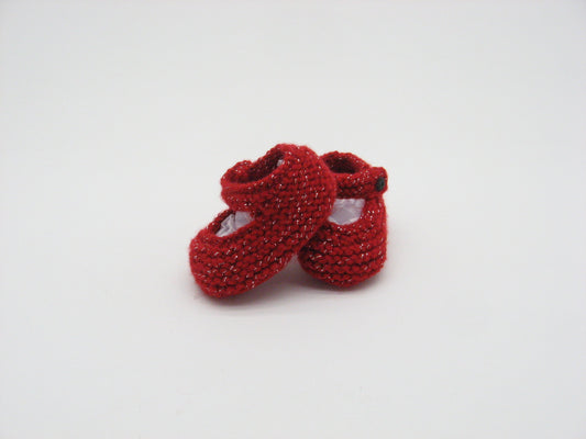Booties, "Ruby Slippers" Mary Janes