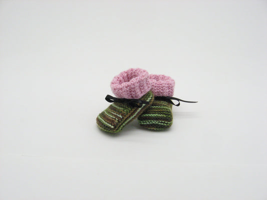 Booties, "Pink Camo" classic style