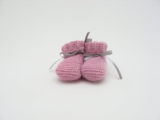 Booties, Pretty in Pink "socks"