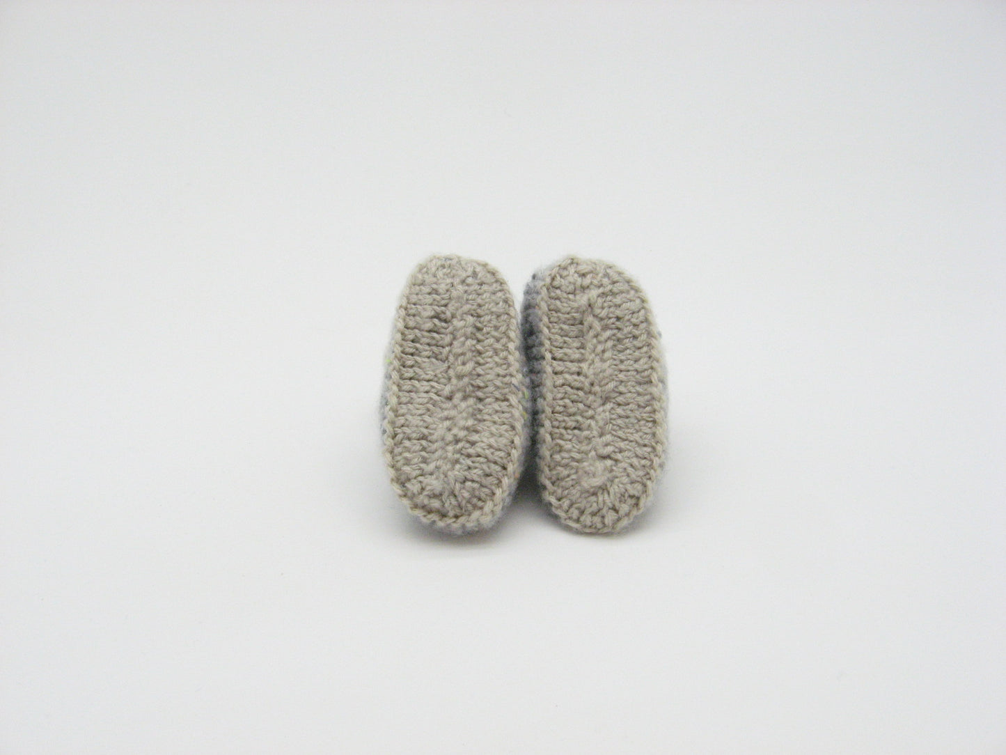 Booties, Tan and grey baby H'uggs