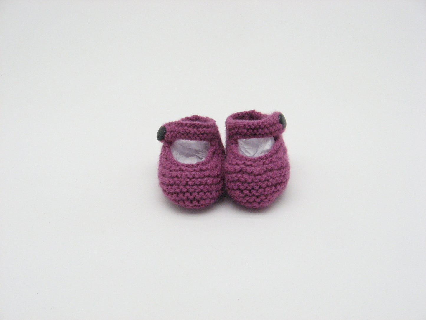 Booties, "Raspberry" Mary Janes