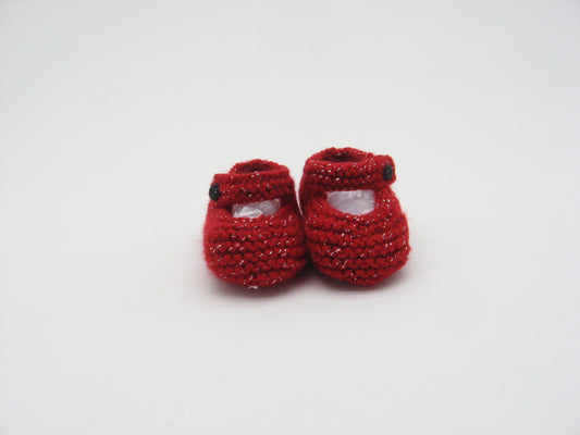 Booties, "Ruby Slippers" Mary Janes