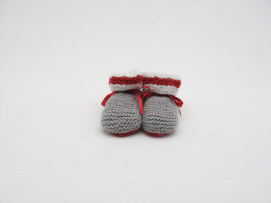 Booties, "Sock Monkey" sock booties
