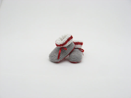 Booties, "Sock Monkey" sock booties
