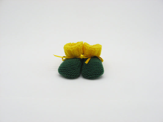 Booties, "Dandelion" sock booties