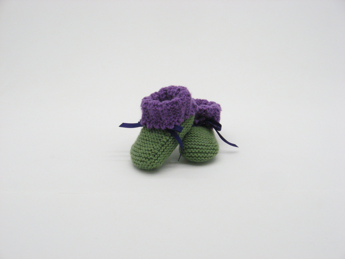 Booties, "Lilac" sock booties