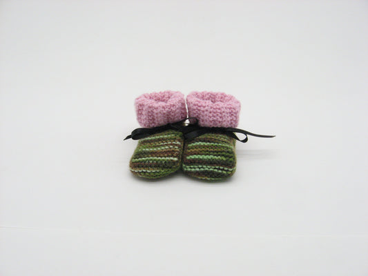 Booties, "Pink Camo" classic style