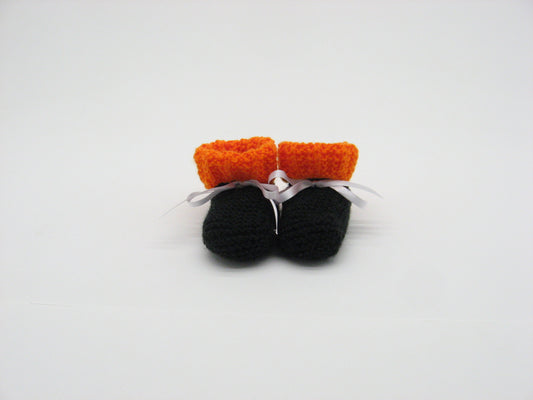 Booties, "Monarch" sock booties